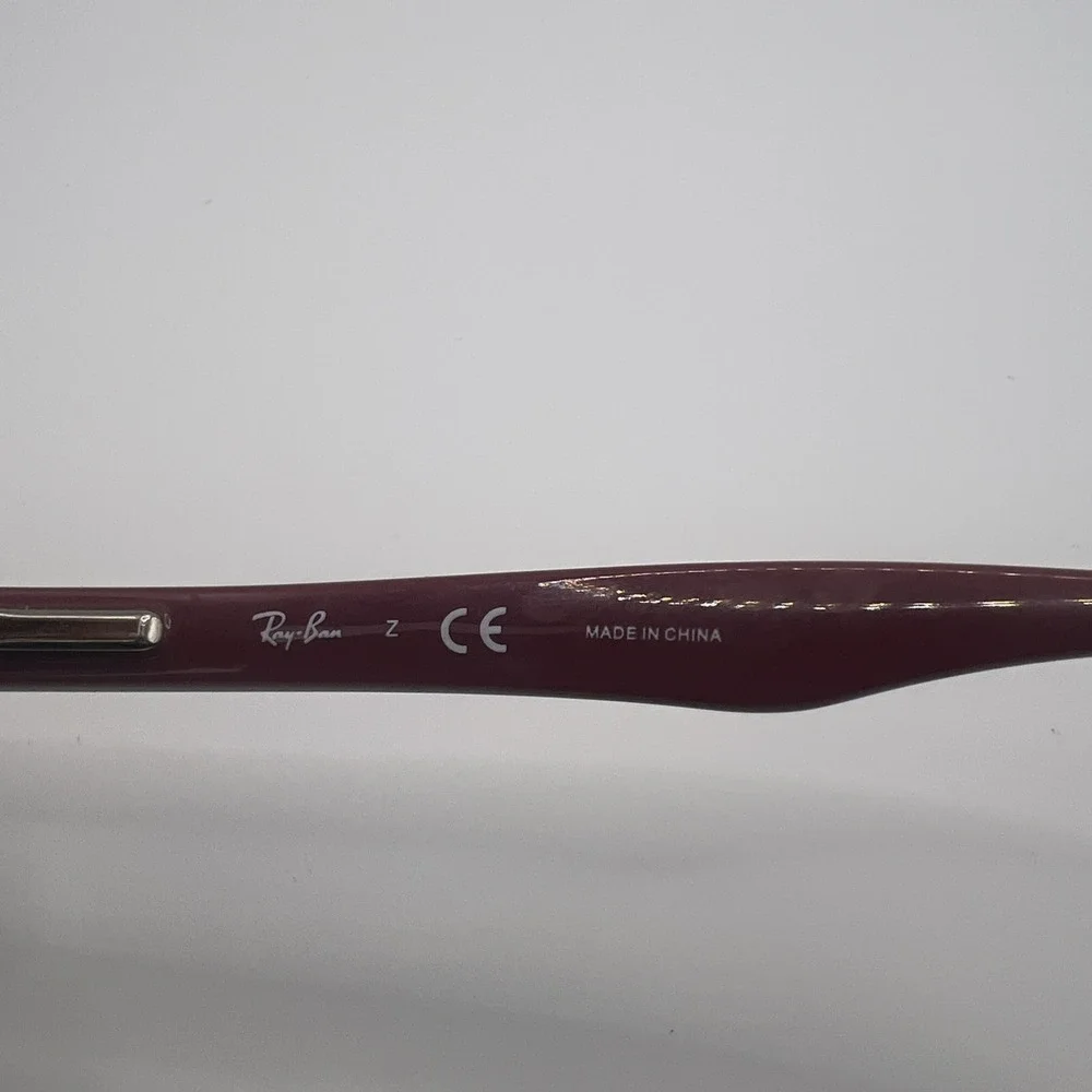 Ray Ban Eyeglasses Frames Only RB 7014 5156 52-18-140 Tortoise & Purple Half Rim